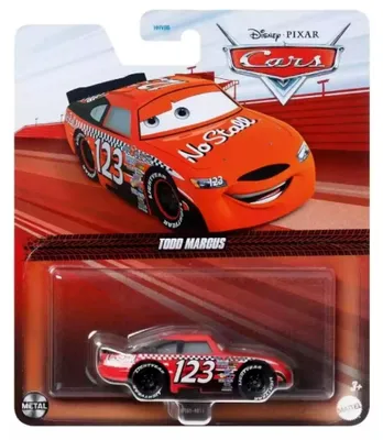 Immagine prodotto di Todd Marcus | GRR55 | Disney Cars | Pressofusione 1:55 | Veicoli Mattel