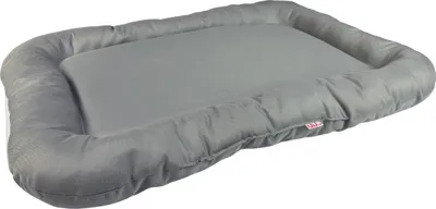 Obrázek produktu pro Voděodolné psí lůžko, rozměry 85 x 60 cm – odolné, snadno udržovatelné, z materiálu Cordura, podložka pro malé, střední i velké psy, pro vnitřní i venkovní použití – barva – šedá