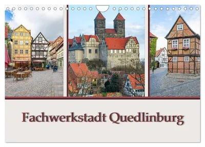 Produktbild von Fachwerkstadt Quedlinburg (Wandkalender 2027 DIN A4 quer), CALVENDO Monatskalender