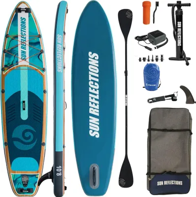 Produktbild von Aufblasbares SUP-Board Sun Reflections M 10'8" Minicombo + E-pumpe PBG 6 12V 16PSI