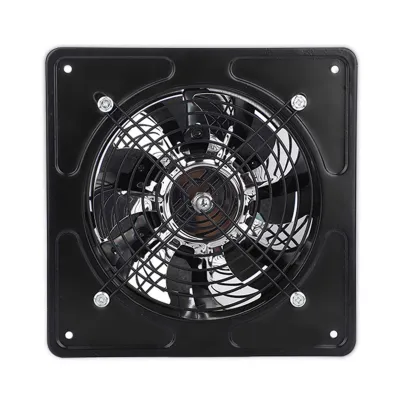 Zdjęcie produktu dla Wentylator wyciągowy, 190 mm, 40 W, 220 V, do montażu ściennego, cichy, wentylacja do domu, łazienki, kuchni, garażu (czarny)