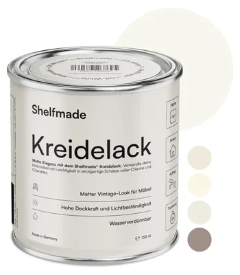 Produktbild von Kreidefarbe Möbel Shabby Chic Holzlack DIY - Chalk Paint matter Look