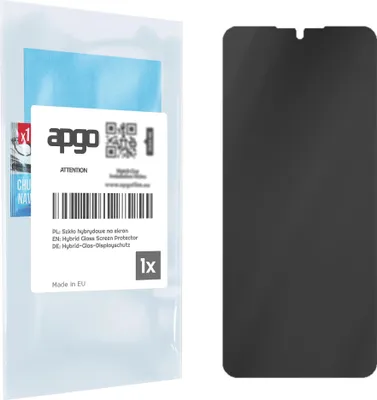 Produktbild von apgo Displayschutzglas Anti-Spähen Schutzglas für Oppo A91 - Blickschutzglas Bildschirmschutz, 7H Hybrid Schutzglas mit Keramikbeschichtung [Matt, Full Glue, Anti-Spy]
