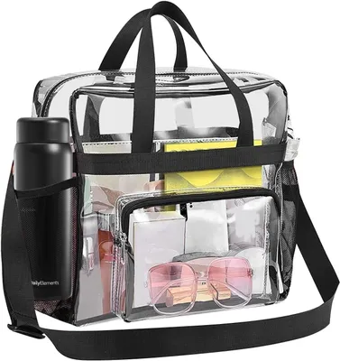 Produktbild von Transparente Tote Bag, Schultertasche, Verstellbarer Schultergurt, für Sportveranstaltungen, Konzerte