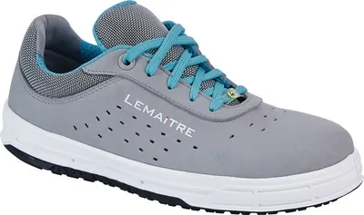 Image de Chaussure de sécurité pour femmes Faye T.37 gris S1P SRC ESD EN20345 microfibre LEMaitre