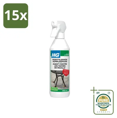 Produktbild von 15 x HG Roestvlekkenverwijderaar Spray - 500 ml - Vorratspackung - 15 Stücke