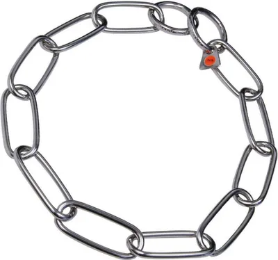 Produktbild von Hundehalsband Hs Sprenger Silberfarben Lang Verbindungen 55 cm