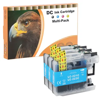 Immagine prodotto di Cartucce di inchiostro compatibili D&C 3X, colore ciano, per stampanti Brother LC223Xl, LC223 XL, LC-223 XL, LC-223XL, compatibili con i modelli Brother MFC-J5720DW, MFC-J680DW, MFC-J880DW, DCP-J4120DW, DCP-J562DW, MFC-J4120DW, MFC-J4420DW, J4420DW