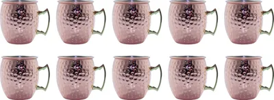 Produktbild von 10 Glühwein Becher, Moscow Mule Kupferbecher