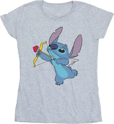 Produktbild von Disney - "Cupid Valentines" T-Shirt für Damen BI25462 (S) (Grau)