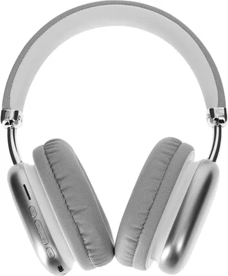 Obrázok produktu pre Avizar, bezdrôtové slúchadlá Bluetooth s integrovaným mikrofónom, strieborné