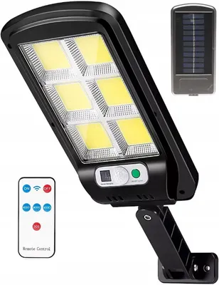 Zdjęcie produktu dla LAMPA SOLARNA Latarnia ULICZNA LED z Pilotem 3944