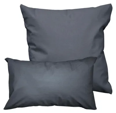 Produktbild von Kissenbezüge in 30 Farben und 20 Größen, Anthrazit 40 x 40 cm, 100% Baumwolle mit verdecktem Reißverschluss