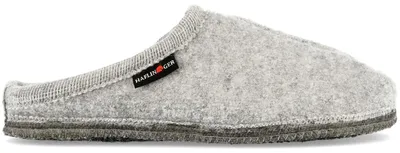 Produktbild von Haflinger Walktoffel Alaska Uni Weiche Pantoffel Steingraumeliert, 611001-84
