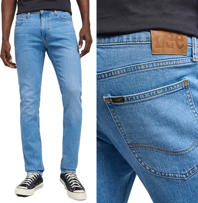 Produktbild von LEE, Herren Jeanshosen, Slim fit, LUKE, W33 L30, Blau, Jeans, baggyjeans, buggy