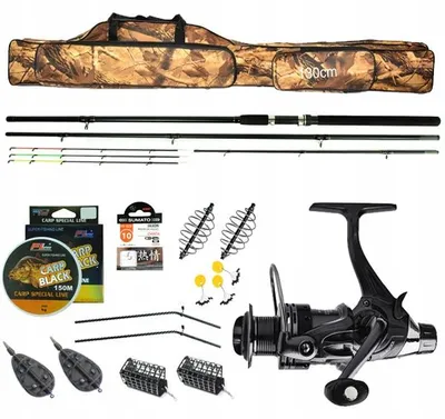 Produktbild von Angelset Atilo ATILOz48 Komplettset FL Strong Carp 3,6m mit DA3000 Rolle und Zubehör