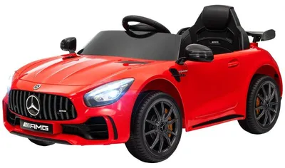 Immagine prodotto di Mercedes-Benz AMG GTR, auto giocattolo elettrica per bambini | Colore: Rosso | Dimensioni: 67x108x46 cm