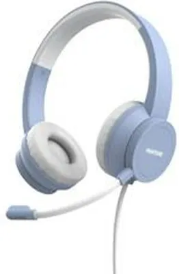 Productafbeelding van Pantone PT-WDH002GY2220, Bekabeld, Geschikt voor kantoor/callcenter, Frequentiebereik 20 - 20000 Hz, Gewicht 150 g, Koptelefoon, Aqua-kleur
