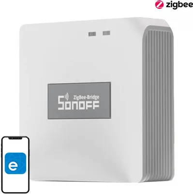 Image de SONOFF ZigBee Bridge Pro Passerelle Zigbee Maison intelligente Mode de sécurité Dispositif Zigbee WI-FI Support du double protocole Zigbee Contrôle APP Sous-équipement Support OTA