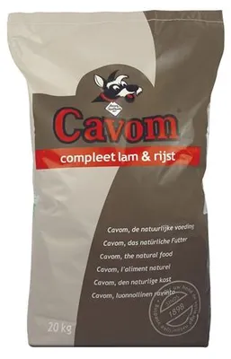 Productafbeelding van Cavom Volwaardig Lam en Rijst, 20 kg