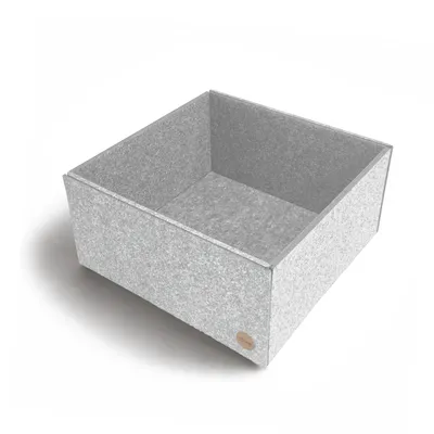 Produktbild von Aufbewahrungsbox CLEAN Filz 30 x 30 x 15 cm ohne Deckel in hellgrau meliert
