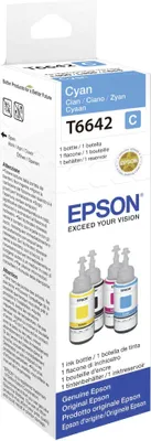 Image de Epson Encre cyan T 664 70 ml T 6642