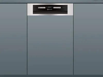 Produktbild von Bauknecht BSBO 3O23 PF X, Halb integriert, Single (45 cm breit), Schwarz, Tasten, 1,3 m, höher