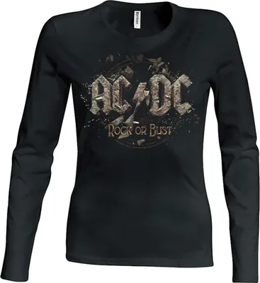 Image de AC/DC Rock or bust Girlie Longsleeve t-shirt