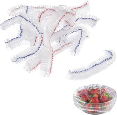 Zdjęcie produktu dla Pokrywki uniwersalne do żywności z gumką elastyczne 20 / 26 cm 30 szt.