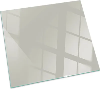 Immagine prodotto di Colore crema chiaro – Piastra di base in vetro per – stufa a legna – Piastra per caminetto in vetro – Vetro protettivo – Piastra parascintille – Piastra di base in vetro refrattaria – Piastra termoprotettiva – Protezione per pavimento in vetro – 60x60 cm