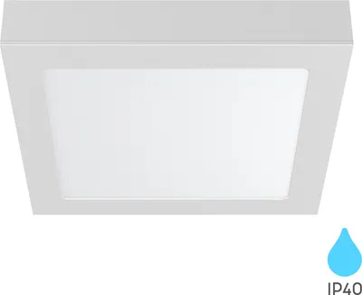 Immagine prodotto di Braytron Plafona a LED da incasso, quadrata, 18 W, 1760 lm, 6500 K, 20 x 20 cm, pannello LED ultrasottile