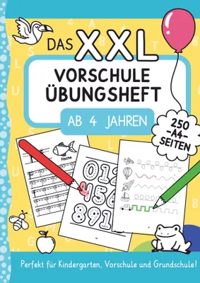 Produktbild von Das XXL-Vorschule Übungsheft ab 4 Jahren