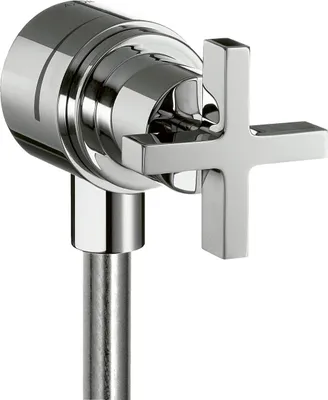 Immagine prodotto di hansgrohe AXOR Citterio hansgrohe Fixfit Robinet d'arrêt avec poignées transversales, 39883000, 39883000