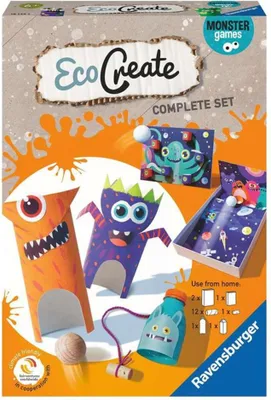 Obrázok produktu pre Ravensburger detská remeselná súprava EcoCreate Monstergames