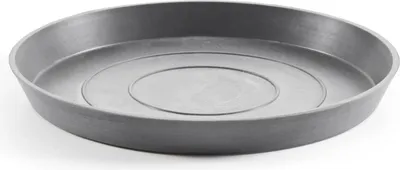 Obrázok produktu pre Miska pod kvetináč Ecopots plastová Ø 21 cm, výška 2,5 cm, sivá