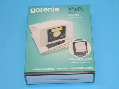 Produktbild von Gorenje GB2PBU, Staubbeutel, Trommel-Vakuum, Weiß, 165 mm, 210 mm, 50 mm