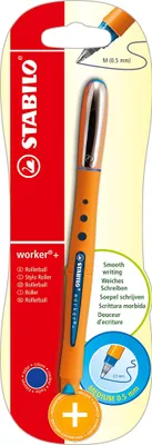 Produktbild von Tintenroller - STABILO worker+ - medium - Einzelstift - blau