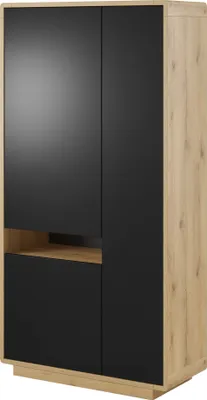 Produktbild von Furniture24 Regalschrank Aston 13 mit Led Beleuchtung Schrank Regal Wohnzimmerschrank