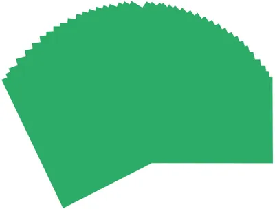 Produktbild von folia 6354 - Tonpapier smaragdgrün, DIN A3, 130 g/qm, 50 Blatt - zum Basteln und kreativen Gestalten von Karten, Fensterbildern und für Scrapbooking