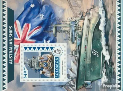 Produktbild von Briefmarken Salomoninseln 2016 Mi Block 594 (kompl. Ausg.) postfrisch Australische Schiffe