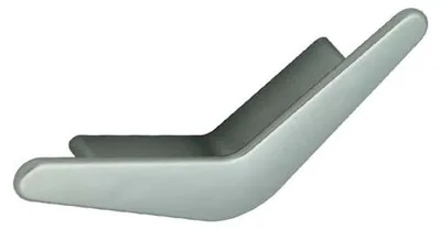 Image de Poignée de meuble en ABS chrome mat multiples entraxes 32/64/96 mm