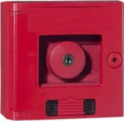 Productafbeelding van Legrand 038009 Beveiligingskast, IP44, IK07, met drukknoopschakelaar en LED-verlichting.
