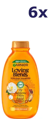 Productafbeelding van 6x Loving Blends Shampoo 300ml Argan