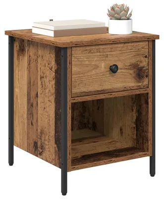 Obrázok produktu pre vidaXL Nočný stolík so zásuvkami z regenerovaného dreva 40 x 42 x 50 cm materiál na báze dreva