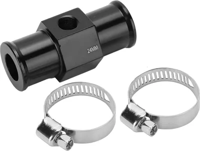 Image de Adaptateur de température de l'eau Capteur de température de l'eau Connecteur à 3 voies Modification pour moto 24 mm