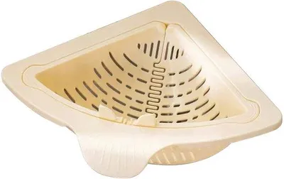 Produktbild von Dreieckiges Abflussfilter, Küchenabflussnetz, Winkelorganizer Magnetisches Sicherheitsfilter für Hausmüllwasser