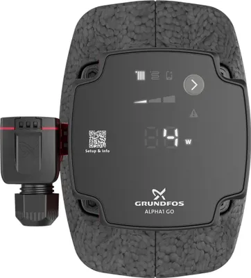 Image de Pompe de circulation à haut rendement Grundfos, ALPHA1 GO, 25-40, 130, 220-240 V, 9 H DB0, 1 pièce.