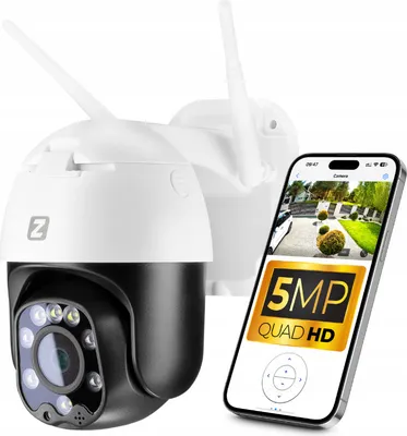 Produktbild von Externe IP-Kamera P5 Light Wifi PTZ 5MP mit Bewegungsdetektion Zintronic