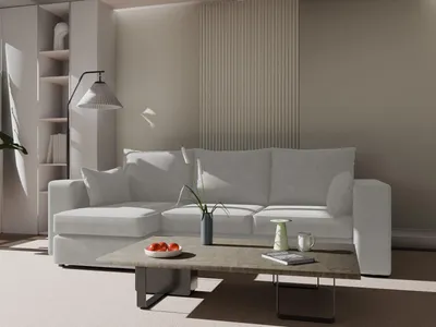 Produktbild von 4ALL HOME Ecksofa mit Schlaffunktion Paco 246x145 cm - Couch - Sofa mit Bettkasten - Eckcouch - L-Form - Schlaffsofa - Schlafsofa mit Bettkasten - Universal Velo 621 Weißer Papirus