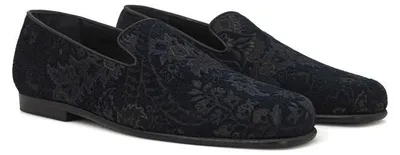 Image de Etro mocassins en cuir bleu
